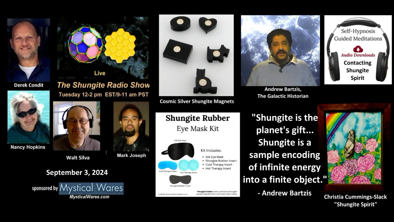 SHUNGITE REALITY 9-3-2024 - Connecting with Shungite Spirit to Mandela Effect