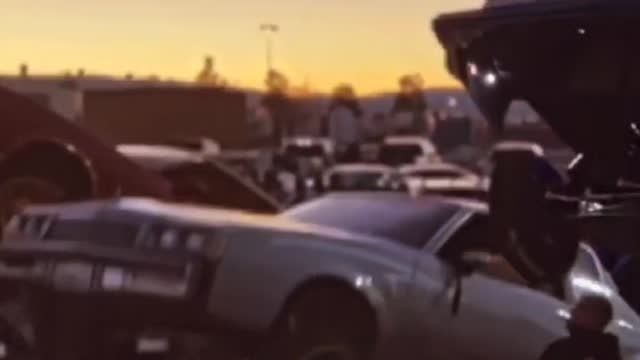 Jumping hip hop cars