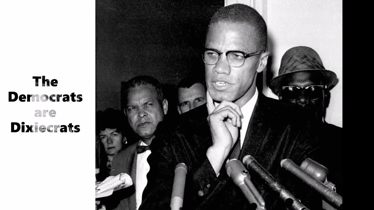 Malcolm X speech - The Democrats are Dixiecrats (live recording)