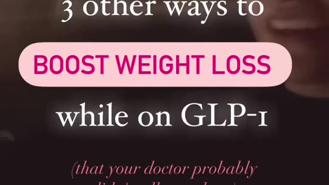 3 other ways to boost weight loss while on GLP-1 (that your doc probably didn't tell you)