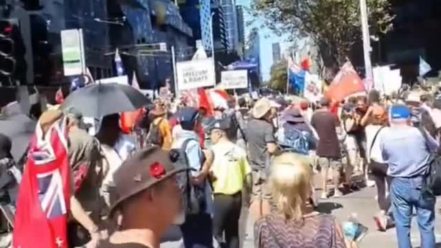 The People of Melbourne, Australia Came Out Strong Against Dictator Dan and the COVID Regime