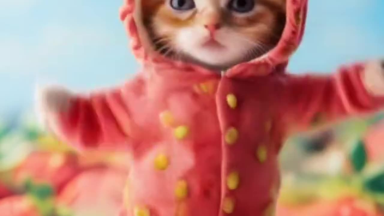 #Cute kitten cat dance