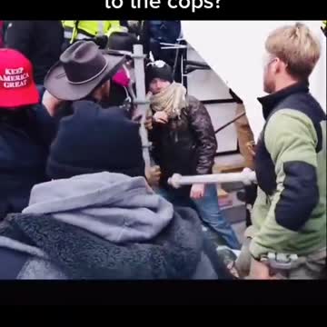 Antifa was setting up Trump supporters and the DC Capital Police were assisting.