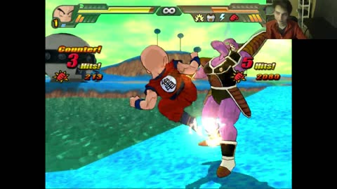 Dragon Ball Z Budokai Tenkaichi 3 Battle #127 With Live Commentary - Captain Ginyu VS Krillin