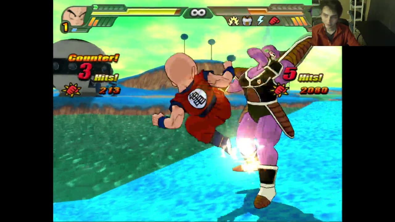 Dragon Ball Z Budokai Tenkaichi 3 Battle #127 With Live Commentary - Captain Ginyu VS Krillin