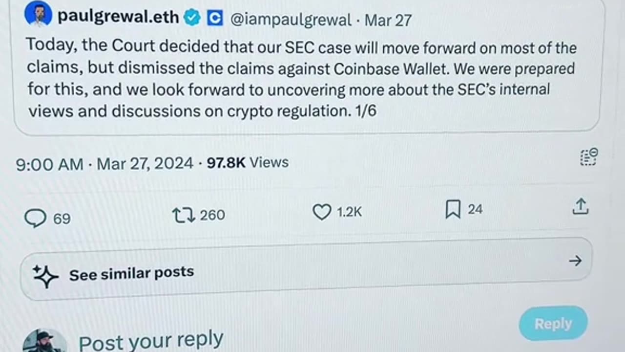 Holy shit was this a big blow for crypto! #crypto #investing #howtogetrich #moneytok