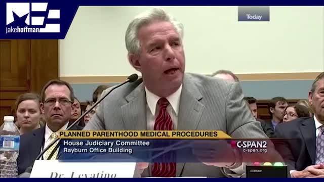 Abortion Dr. Anthony Levatino Leaves Congress Speechless