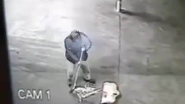 Watch what this janitor does! (It's amazing)