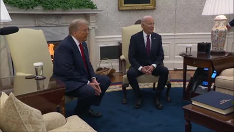 WATCH- Biden meets with Trump at the White House