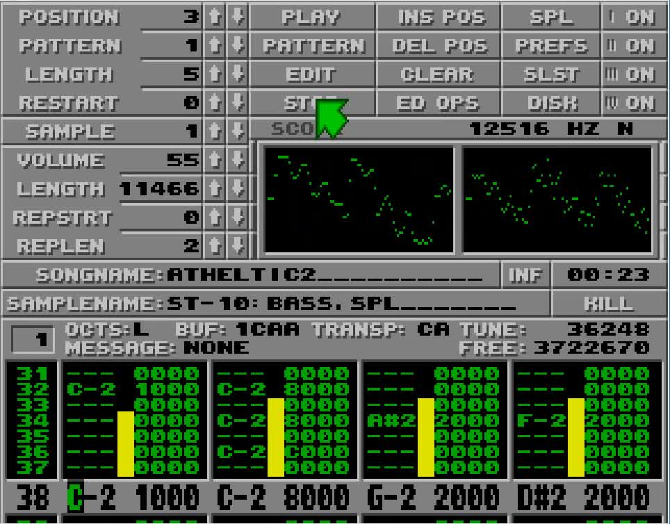 Amiga and Atari ST Protracker Music Mods - Atheltic
