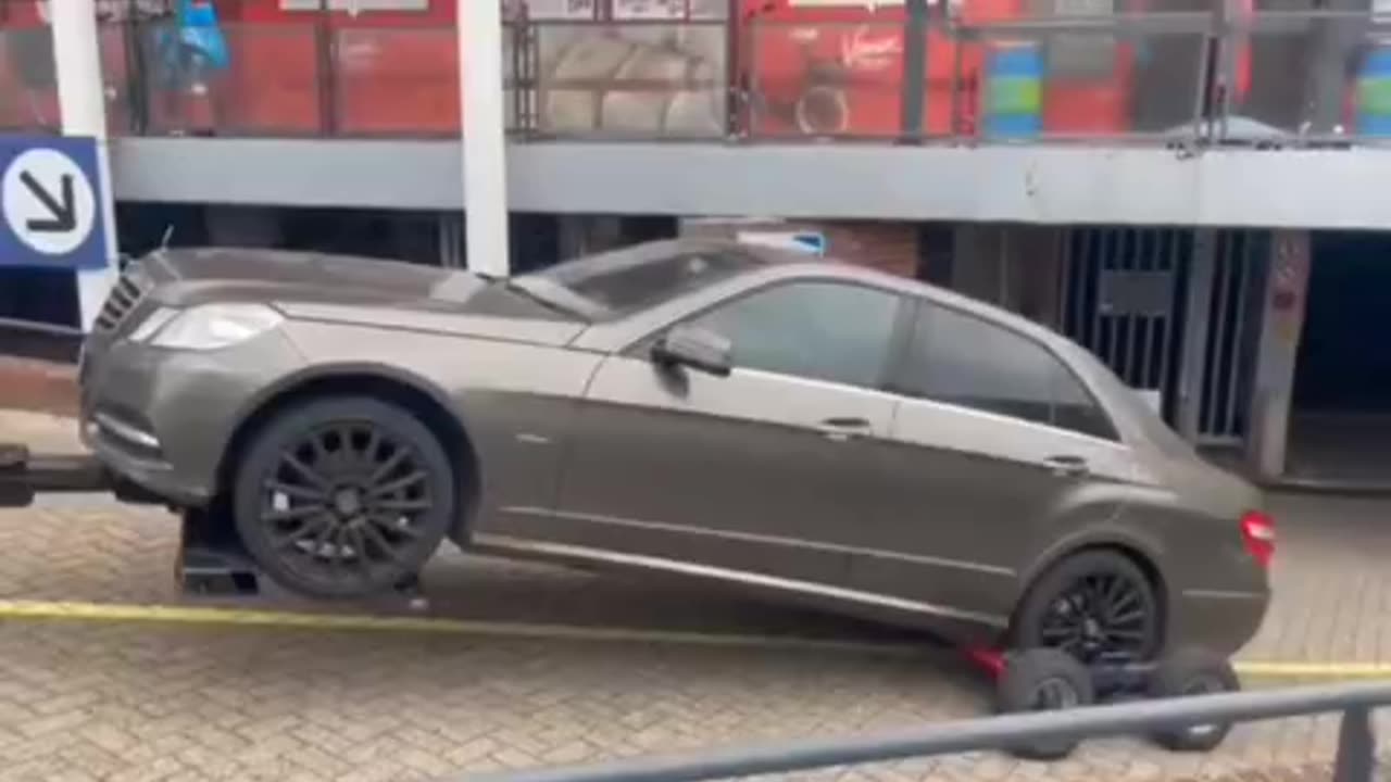 when towing an expensive car goes wrong