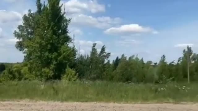 A pair of Russian Air Force Su-25 attack aircraft in the sky over Donbass.