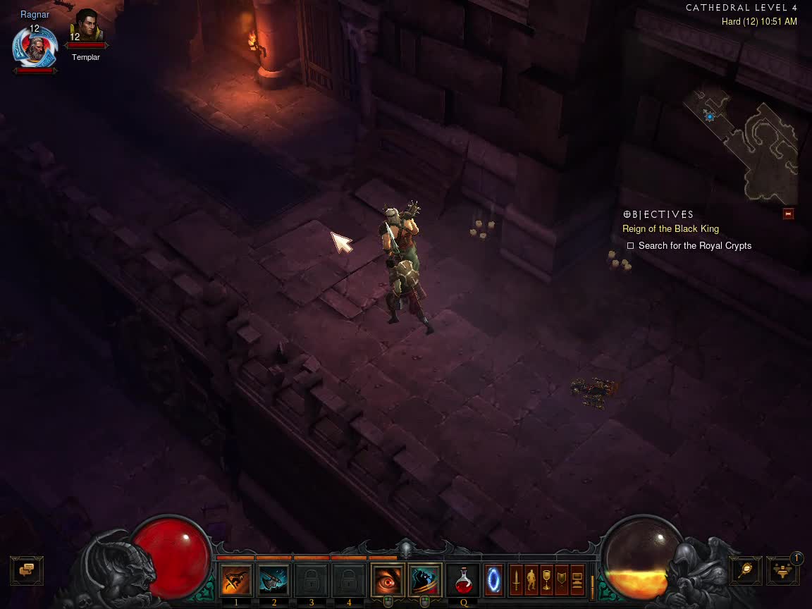 Playing Diablo III on my PC | My character Ragnar