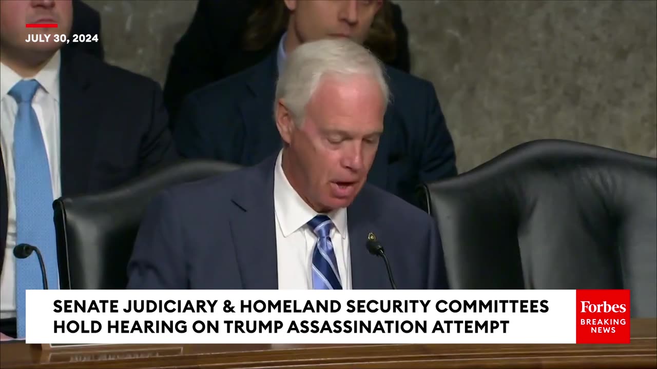 Sen Ron Johnson Confronts Head Of Secret Service