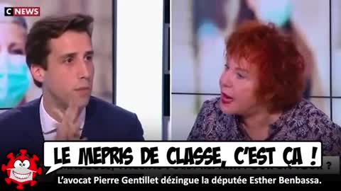 Retour du MASQUE lavocat Pierre Gentillet DÉZINGUE la sénatrice Esther Benbassa