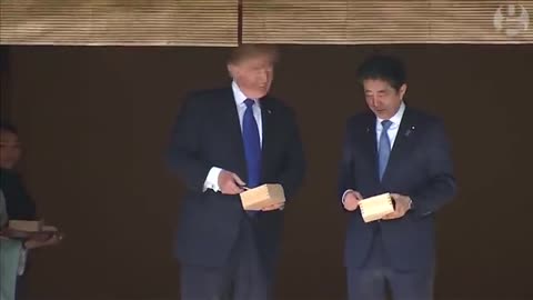 The entire MSM lied about this. Abe dumped his box first, then Trump did. We have it all