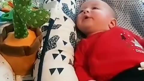 Surprise the player or child by imitating the cute baby voice