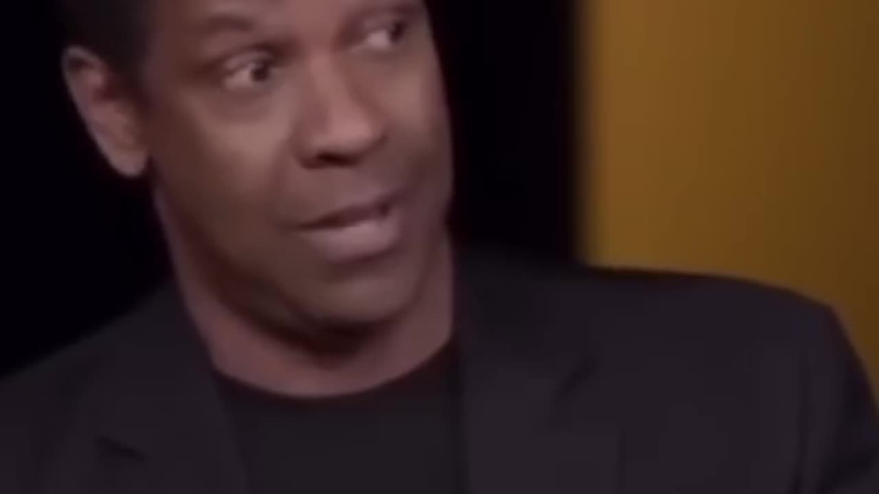 Denzel Washington with some honest perspective