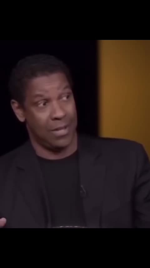 Denzel Washington with some honest perspective