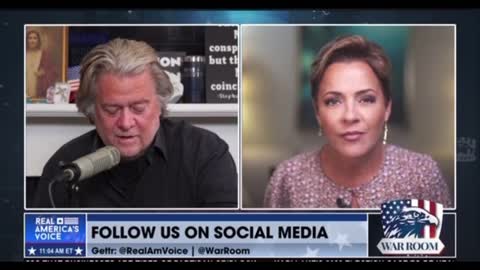 Steve Bannon with Kari Lake