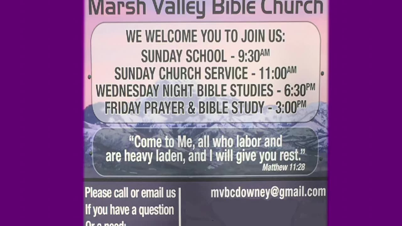 Sunday July 28, 2024. Prepare to give an account of Christ.