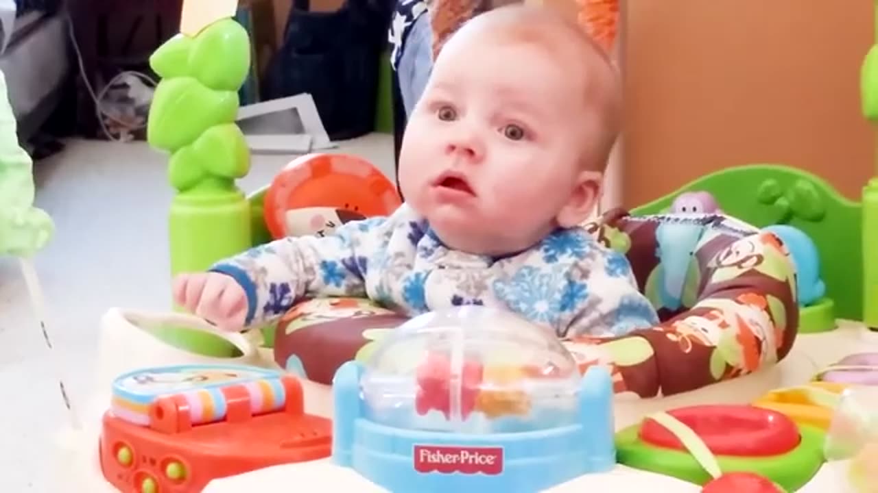 Baby Funny Reactions Video