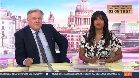 ITV1 – Good Morning Britain aircheck | July 31, 2024 (1441 GMT+8)