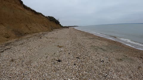 Seaside hike. Speedlapse