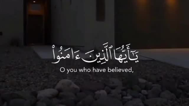 quran يا ايها الذين امنوا