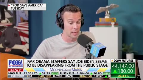 Pod Save America JUST realized Biden has disappeared from the world stage...