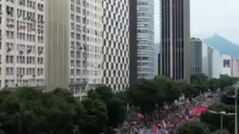 Protests against Bolsonaro in Rio de Janeiro - Brazil