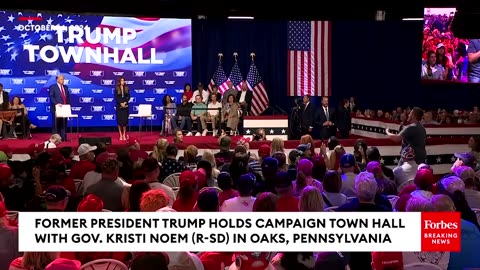 WATCH- Small Business Owner Asks Trump How He'll 'Bring Common Sense Back' At Pennsylvania Town Hall