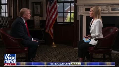 President Trump interview on Ingram Angle part 1