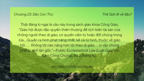 Thế giới đi về đâu: Dấu con thú.