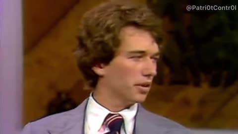 A young RFK Jr discusses a potential role in politics.