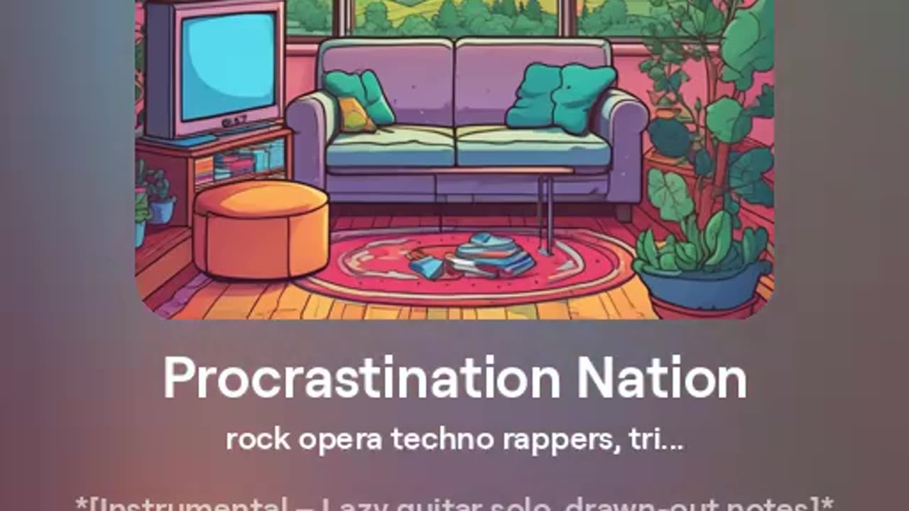 Procrastination Nation(Southpark blues)