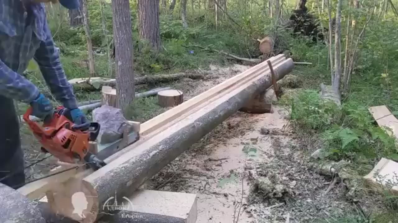 Man Transforms Massive Log into Amazing Boat | Start to Finish Build by @PSN Experiment