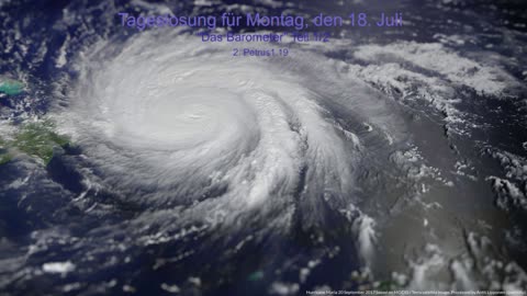 Tageslosung für Montag, den 18. Juli