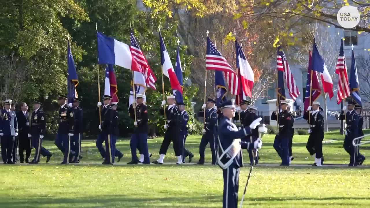 France's Macron attends state dinner after Ukraine war discussion | USA TODAY