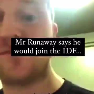 Tommy Robinstein boasting how he’ll start a war & fight with the Zionists