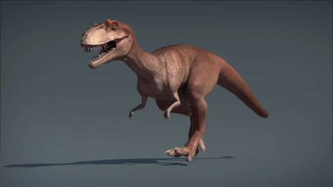 Dinosaur Running Animated Video