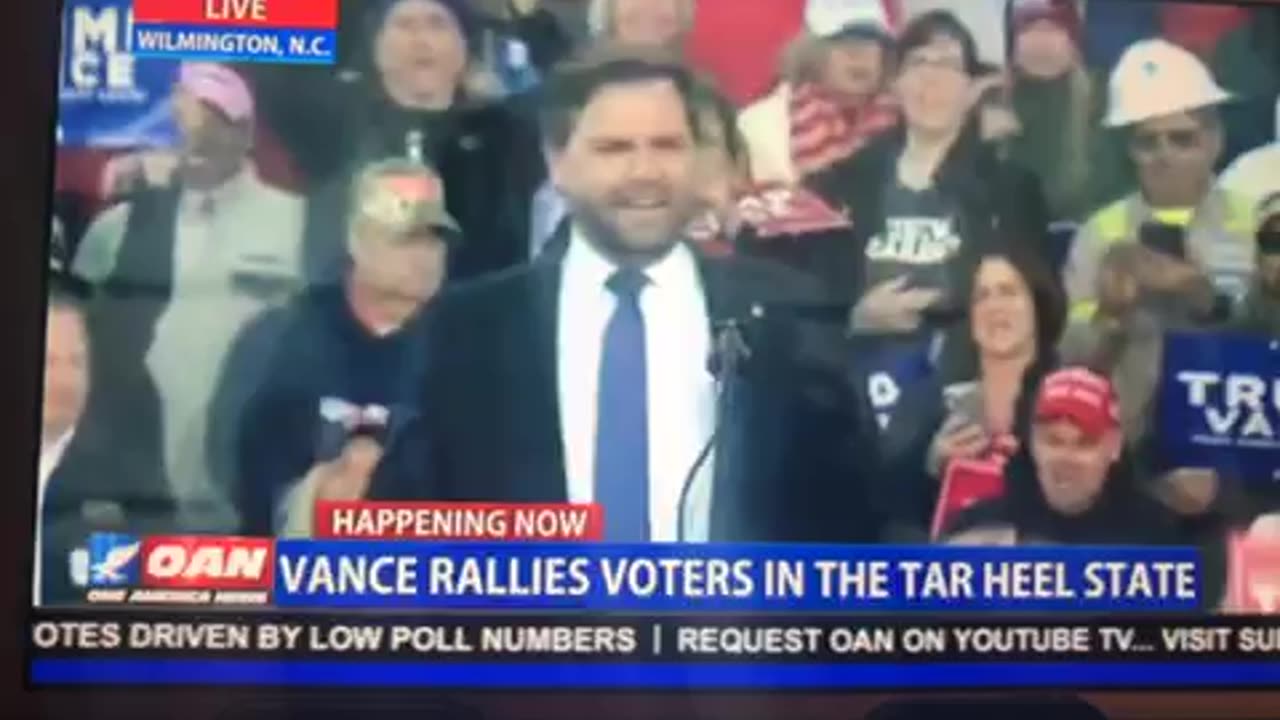 🦅 JD Vance rallies voters in Tar Heel State Wednesday 06:26 pm