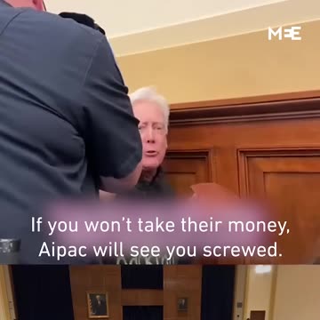 Code Pink interrupts US Aid speech '14,000 children dead because your'e bribed by AIPAC'
