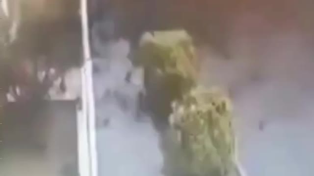 In a bizarre incident caught on camera in Mexico