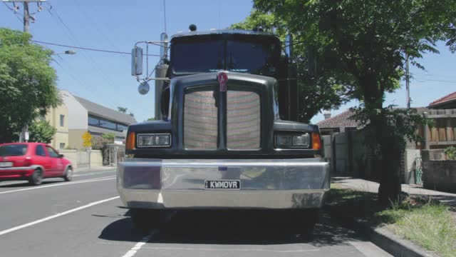 Old Big KWMover Car On Street