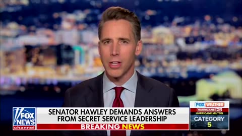 Sen Hawley: Trump is not getting full presidential detail per SS whistleblower