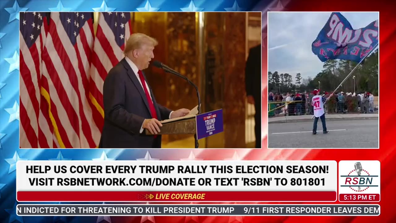 President Trump Holds a Press Conference at Trump Tower in New York!! - 9/26/24