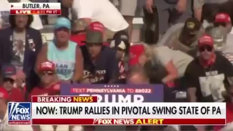 JUST IN: President Trump Appears To Be Shot At During Pennsylvania Rally