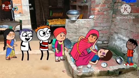 देवरानी-जेठानी की लड़ाई _ घर घर का क्लेश😂_ tween craft video _ gadariya ki comedy __Tween Top
