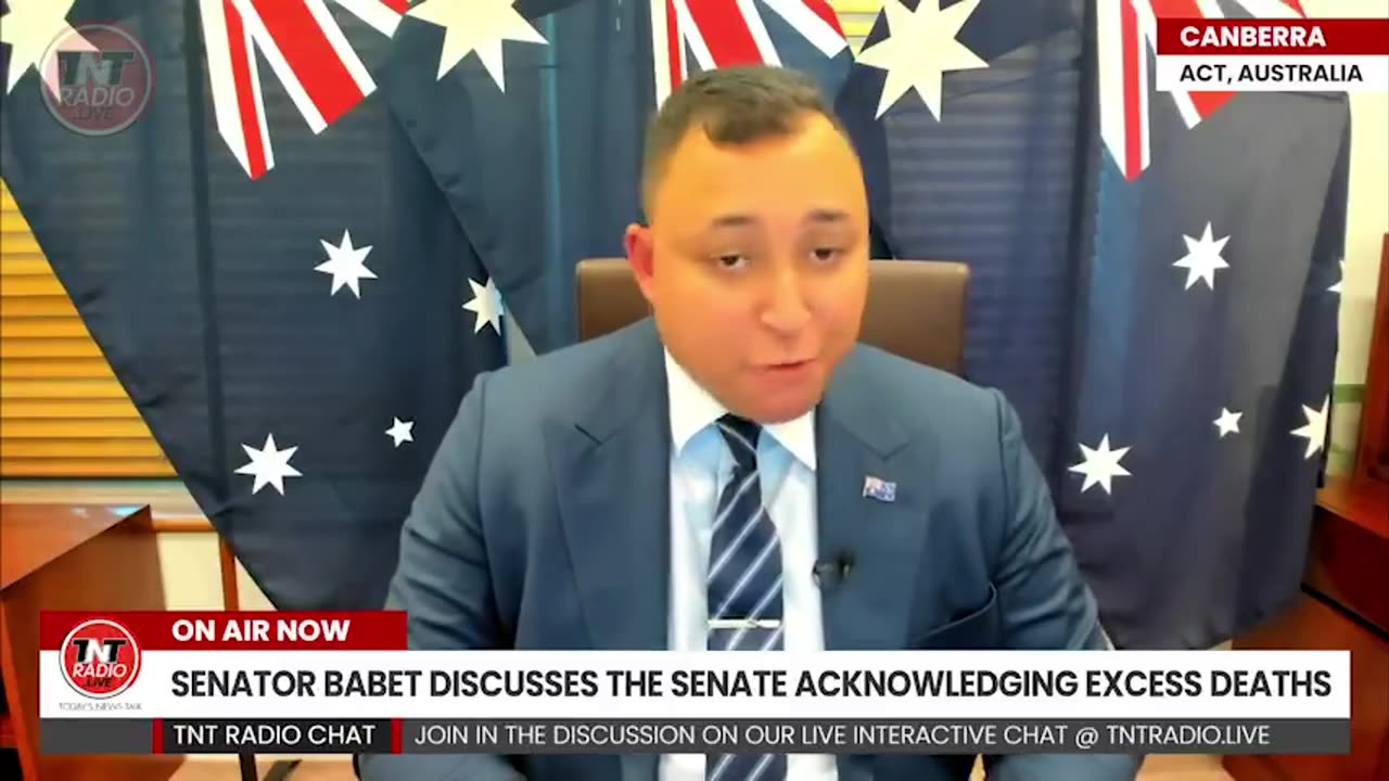 Australian senator Ralph Babet: "The people that you elect to run your country are puppets."